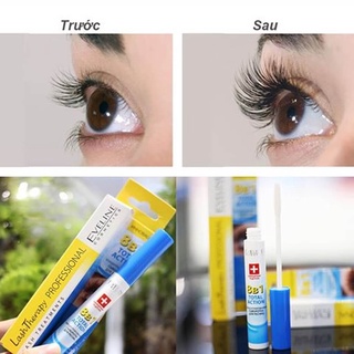 Mascara chuốt dưỡng dài mi EVELINE 8 in 1