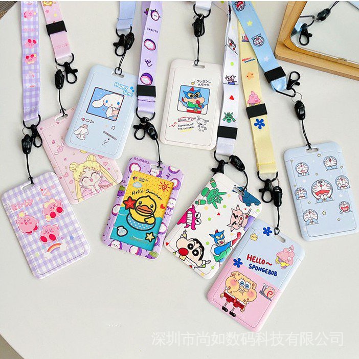 Disney Dây Đeo Thẻ Nhân Viên/Thẻ Học Sinh Nhật Bản In Hình Cậu Bé Bút Chì Shin-Chan Kanahei