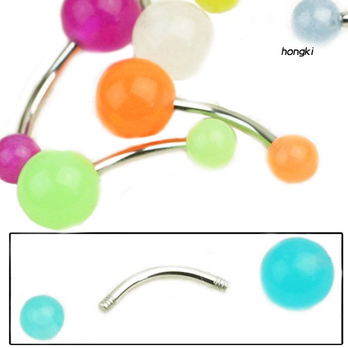 (Hàng Mới Về) Set 7 Khuyên Rốn Phát Quang Sành Điệu Cho Nữ