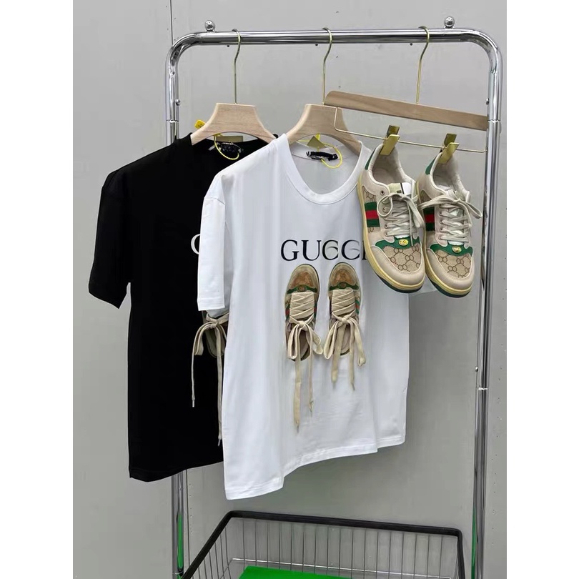 ÁoThun Nữ Hình Đôi Giày Có dây GCC Chât Cotton 4 Chiều Xịn ,Áo Phông Nữ AD0021 shophienmai