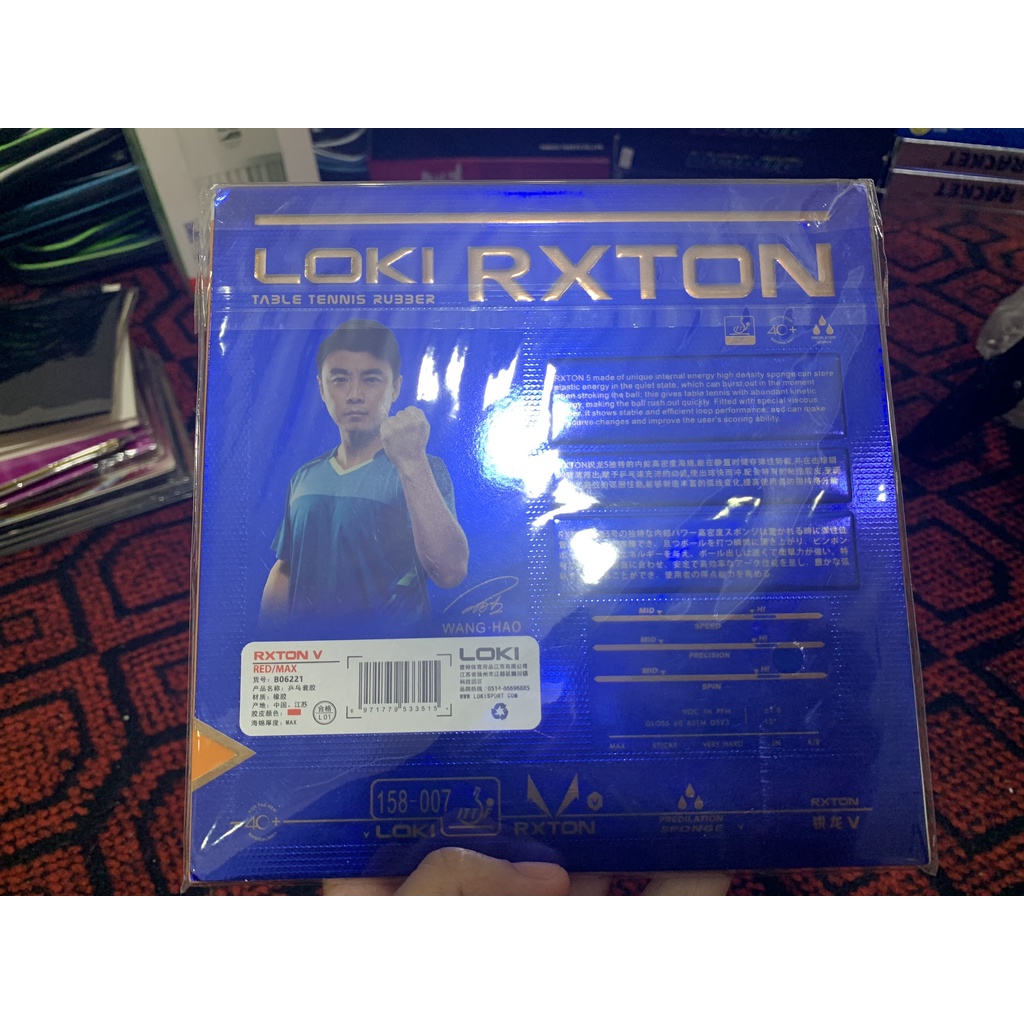 Mặt vợt bóng bàn LOKI RXTON V chính hãng