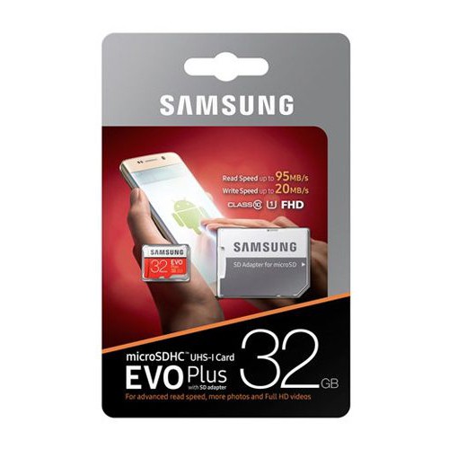 Thẻ Nhớ MicroSDHC 32GB Samsung EVO Plus U1 bảo hành 10 năm