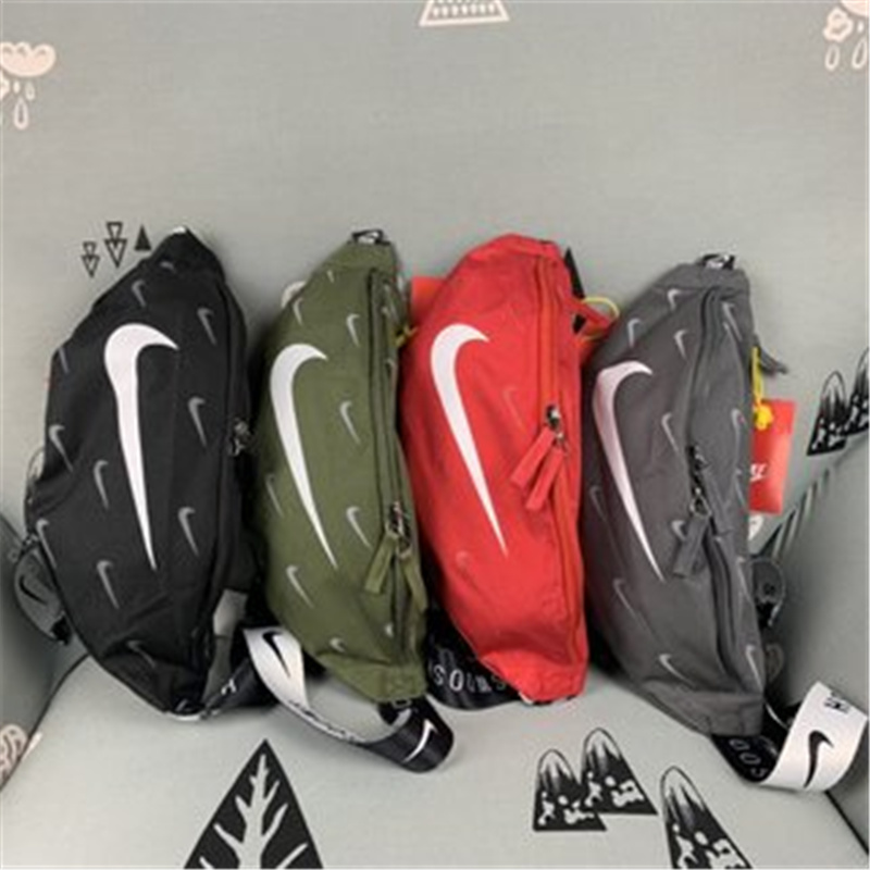 Goods In Stock Fashion Men And Women Sports Bag Printed Waist Bag Shoulder Bag Shoulder Bag