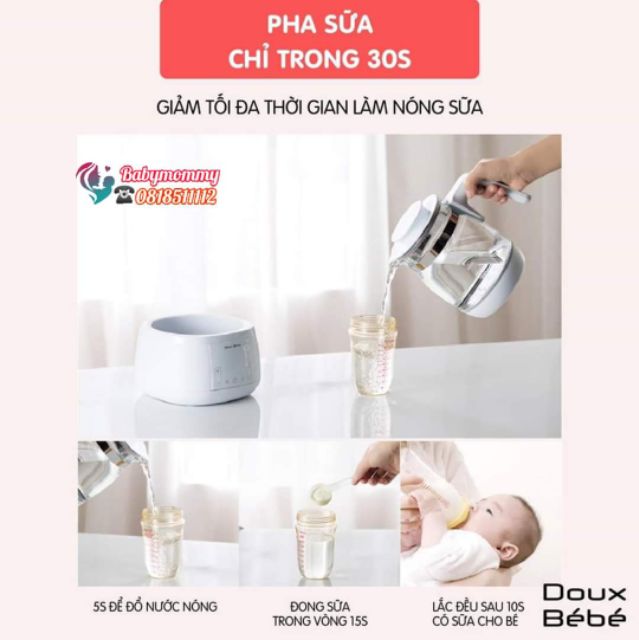 ẤM ĐUN NƯỚC PHA SỮA DOUX BEBE
