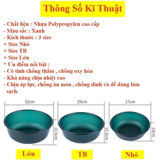 Bộ 3 thau cứng trộn mồi giá rẻ