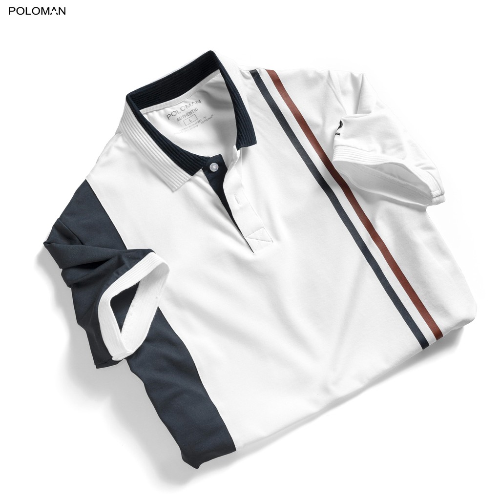 Áo POLO nam cổ bẻ GARY phối sọc caro vải cá sấu Cotton xuất xịn,chuẩn form, sang trọng - thanh lịch - HappyHow | BigBuy360 - bigbuy360.vn