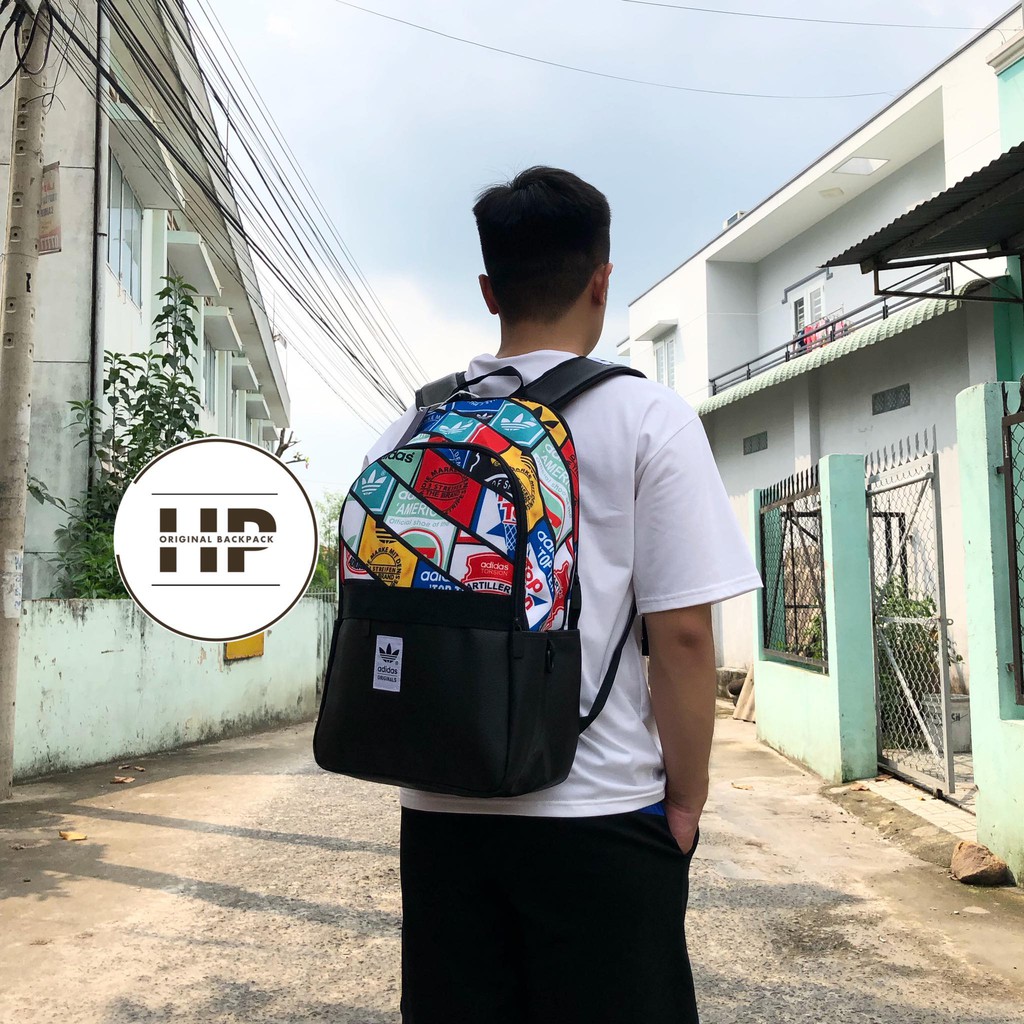 Balo nam nữ cặp đi học Unisex Originals Tongue Lab Backpack (5) - Clover 5 [ NEW UPDATE ]