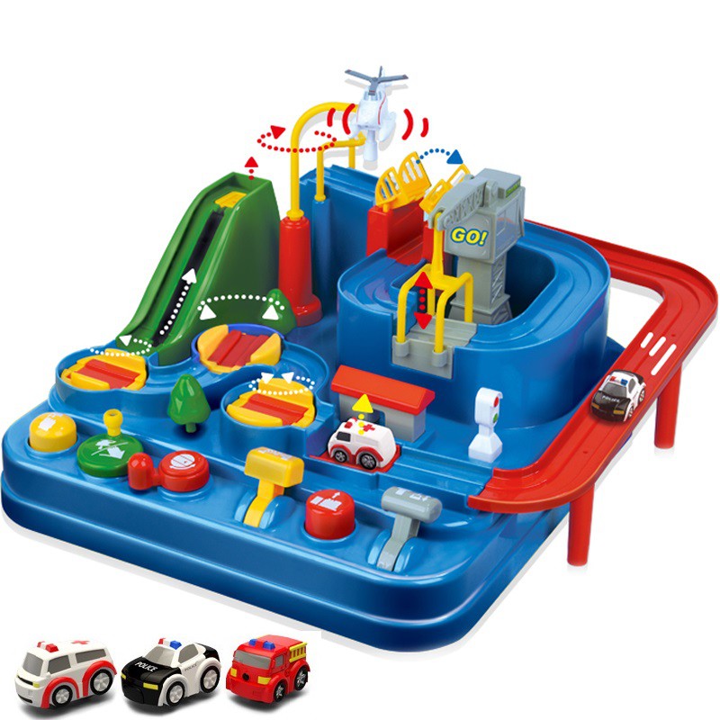 Đồ Chơi Ô Tô Đường Đua Phiêu Lưu Cho bé, Đồ chơi trí tuệ STEM / STEAM sáng tạo Trẻ Em
