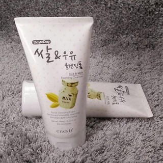 Sữa Rửa Mặt Duy Trì Độ Ẩm Và Dưỡng Da Trắng Sáng Enesti Daytoday Rice And Milk Cleansing Foam 160ml