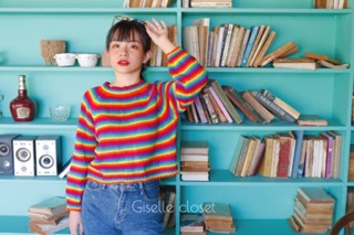 Áo Len cầu vồng