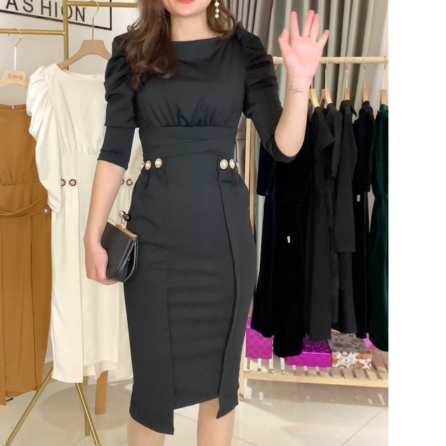 Đầm dự tiệc dáng ôm body đuôi cá , Đầm body đuôi cáEmvy fashion K23 | BigBuy360 - bigbuy360.vn