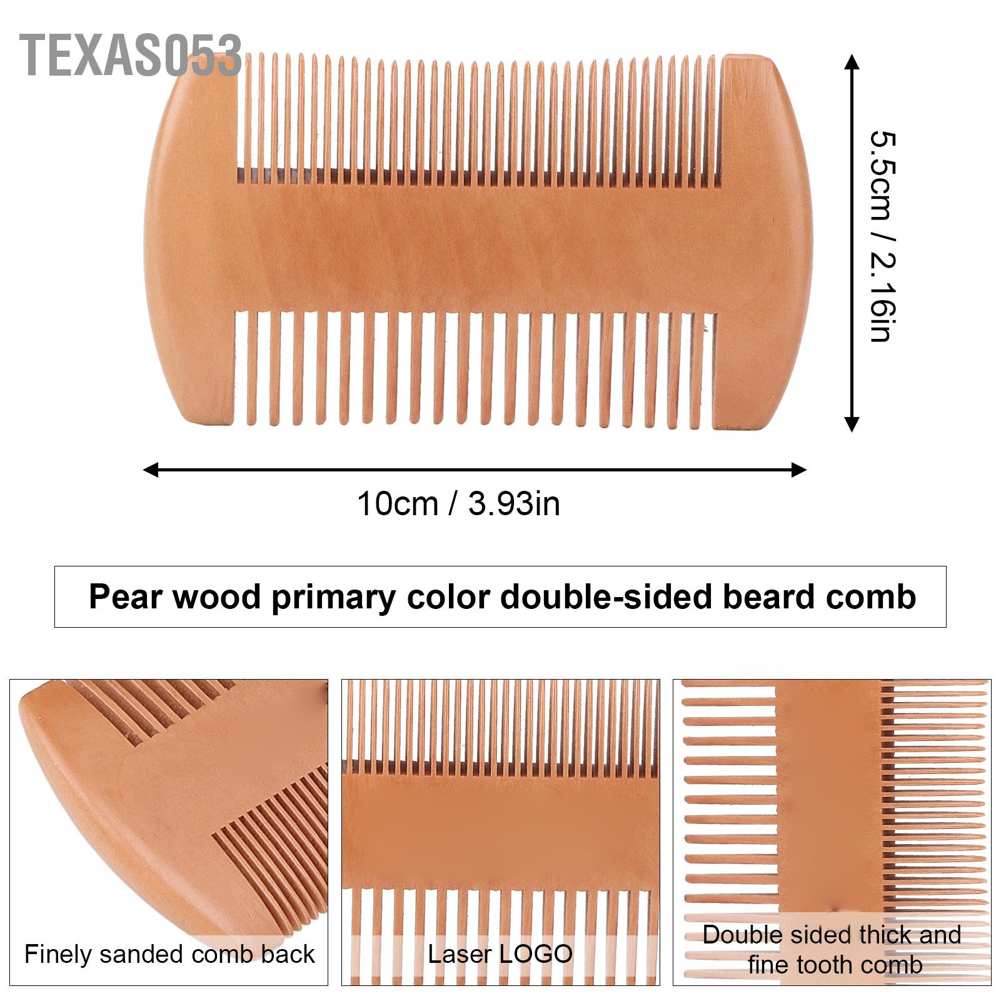 [Hàng mới về] Bộ dụng cụ chăm sóc râu 3 món chất liệu lông mềm tiện dụng cho nam