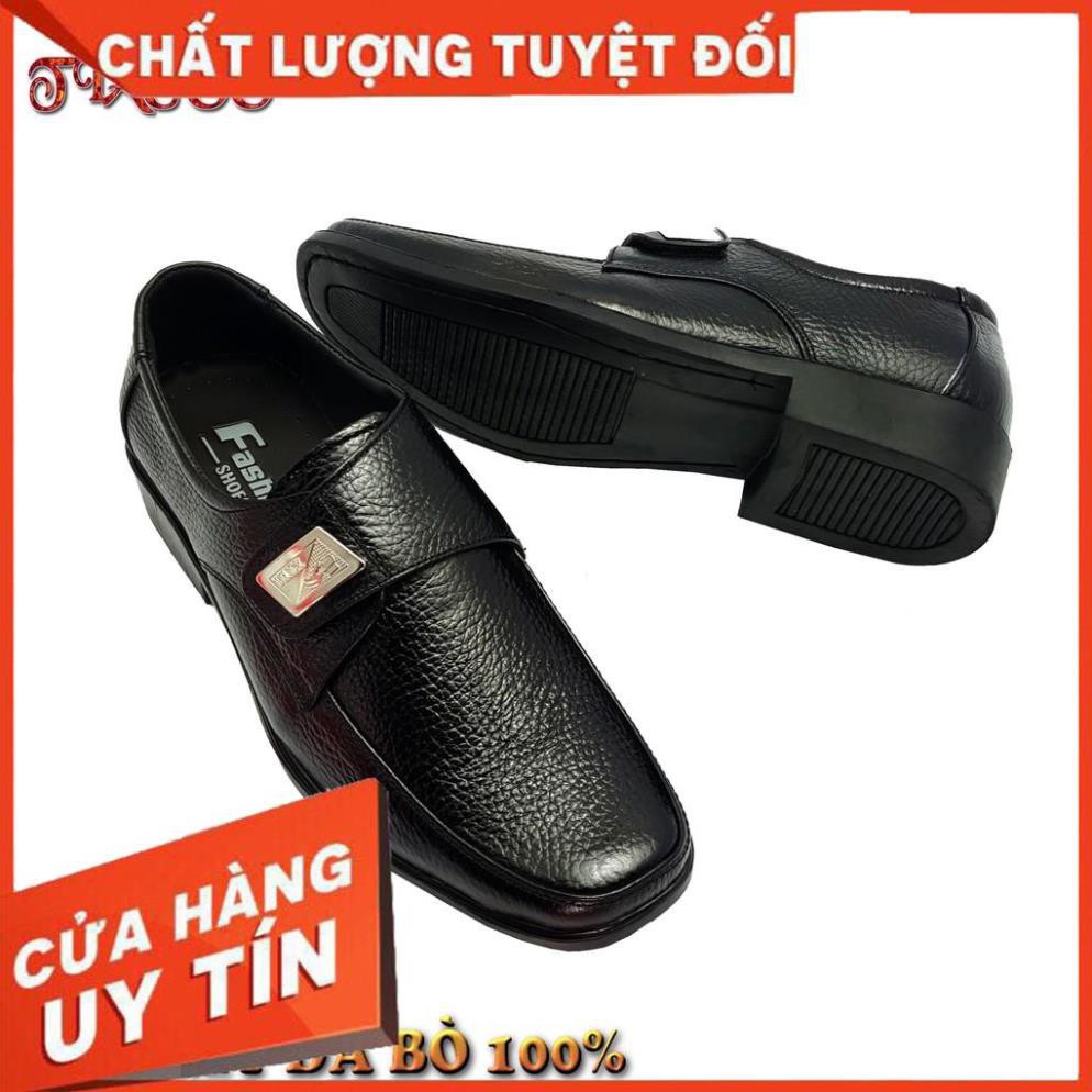 [GIÀY XƯỞNG] Xả Hàng giày trung niên da bò quan vắt