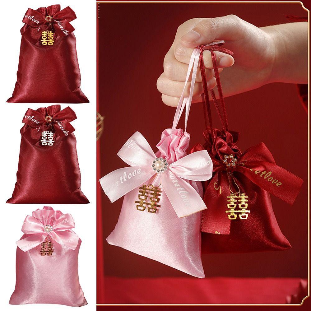 Bộ 10 Túi Dây Rút Đựng Kẹo Sáng Tạo