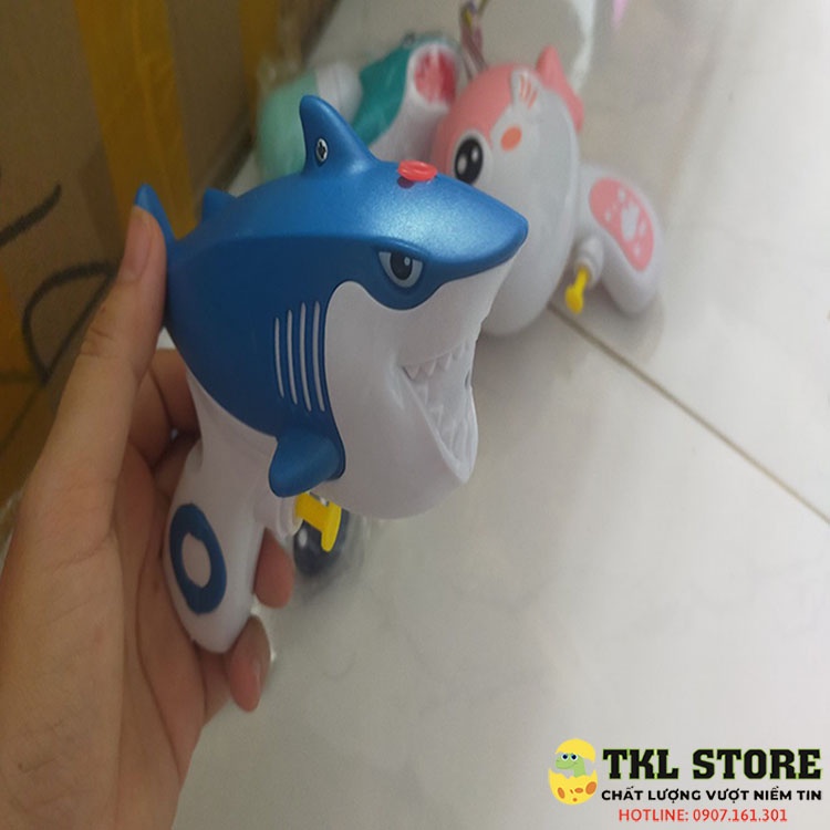 Đồ chơi súng phun nước hình cá mập, cá nóc cho bé