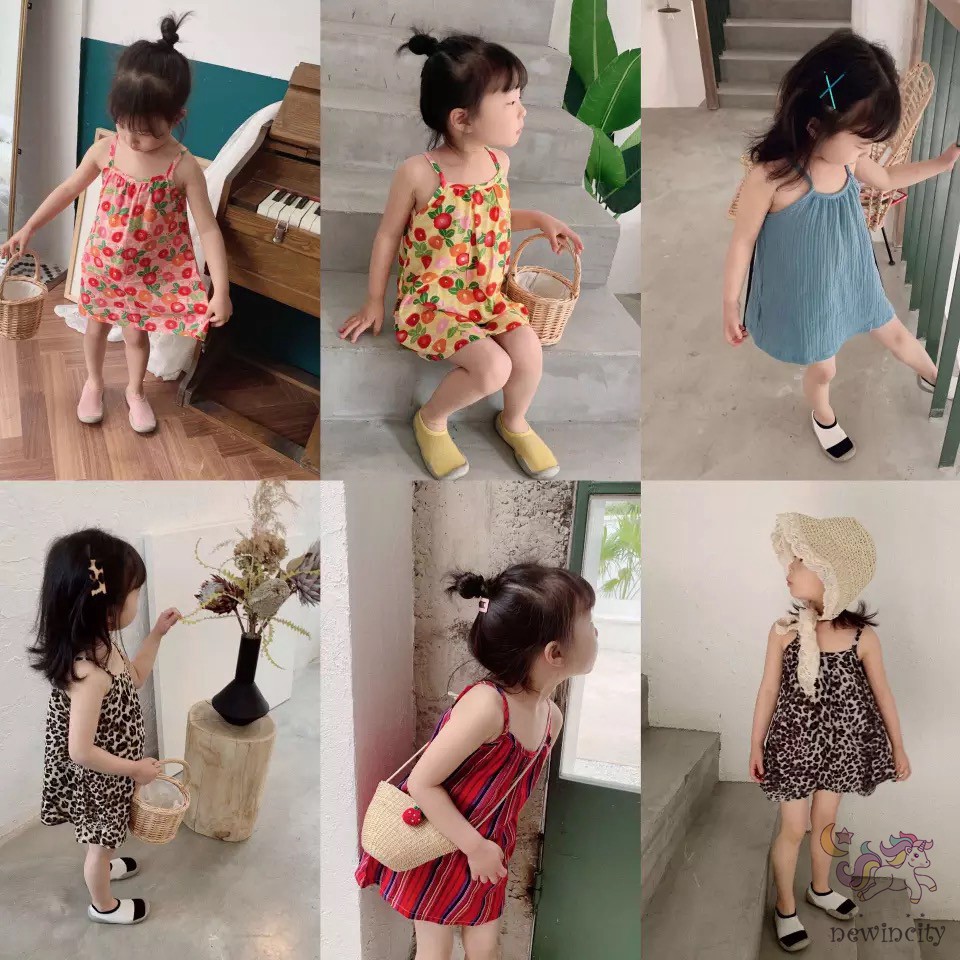 Đầm Yếm Hình Hoa Cho Bé Gái