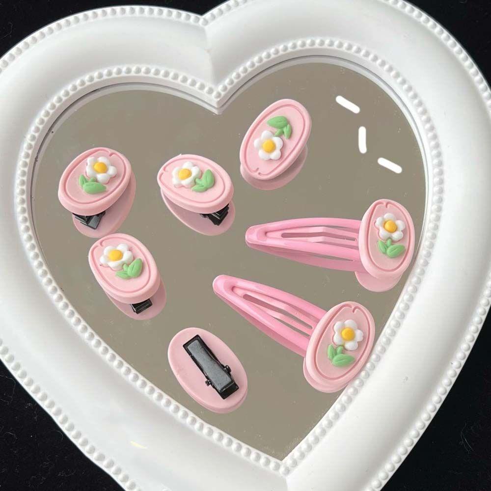 Kẹp Tóc Hình Hoa Tulip Màu Hồng Dễ Thương VANES1