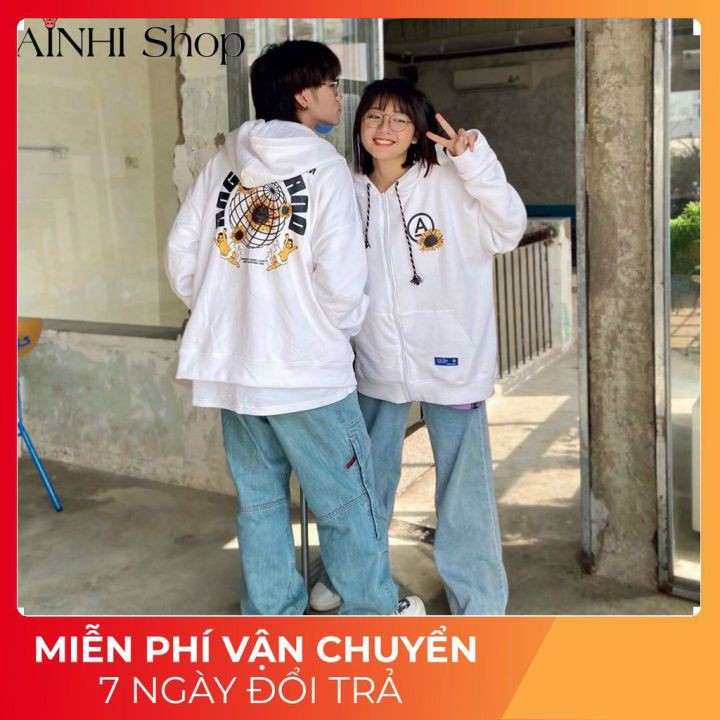 Áo Hoodie Không Xù lông Dành Cho Nam Cho Nữ Có Mũ Chất Nỉ Form rộng in hình Angel Land Đôi Unisex ( Kèm Ảnh Thật)