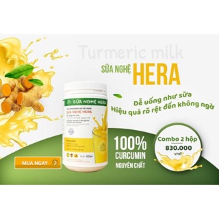 Sữa nghệ hera 500g