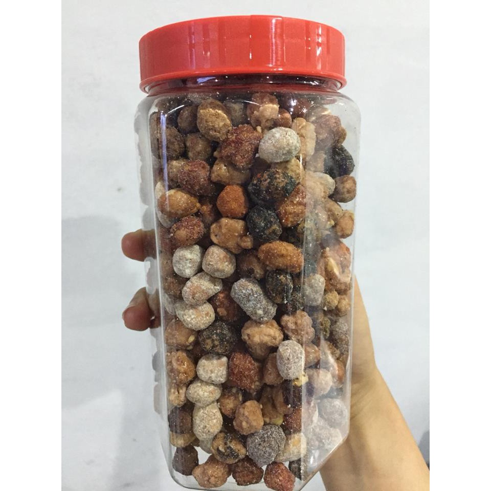 [ORDER] [HŨ 500gr] [MUA 5 TẶNG 1] Đậu phộng rang 23 vị Chouchou GÉGÉ LA PRALINE - Phú Quốc