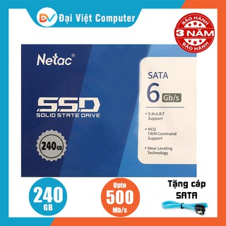 Ổ cứng ssd netac n535s 240gb sata iii 2.5"