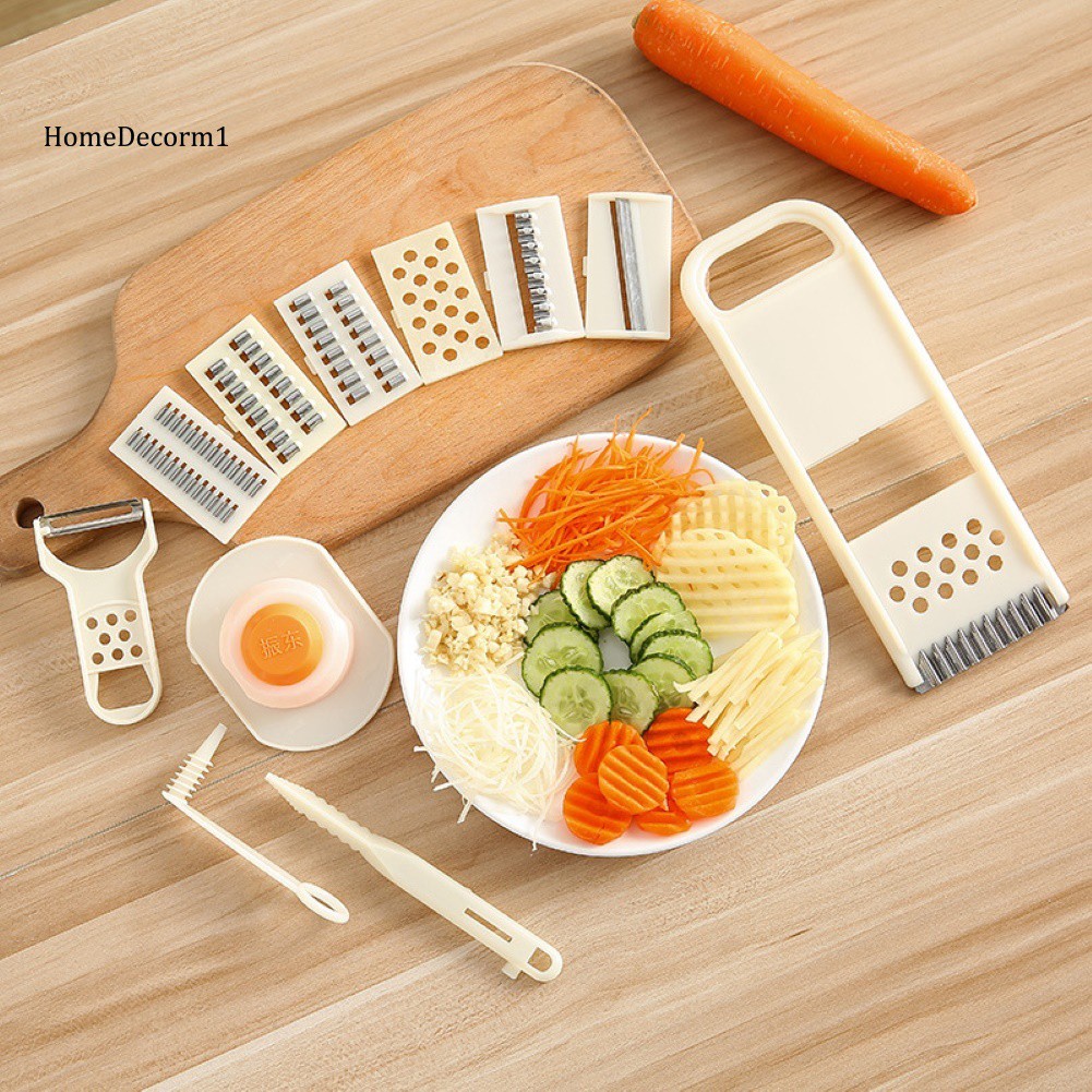 Bộ 11 dụng cụ bào sợi khoai tây/hành/rau củ thủ công