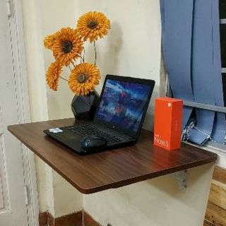Bàn gập treo tường Hồng/ nâu / trắng 50x80cm tải 50-70kg