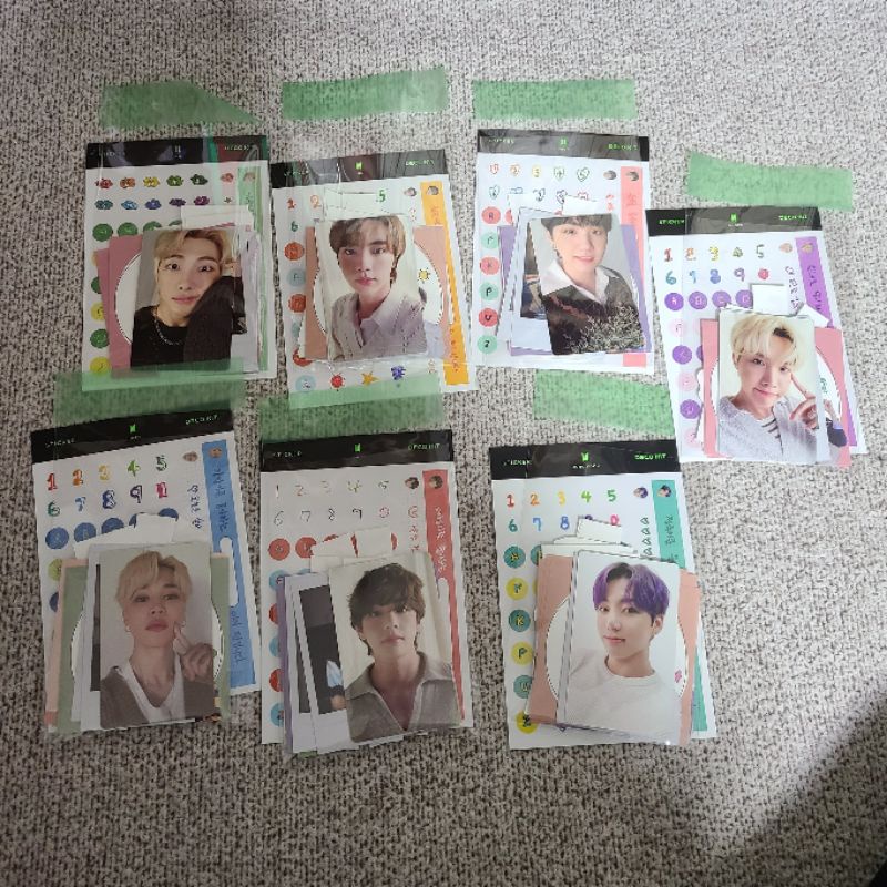 SHARE BTS DECO KIT - with OUR UNIVERSE ARMY | BỘ ẢNH LẺ TRONG DECO KIT BTS (Hàng off, có sẵn)