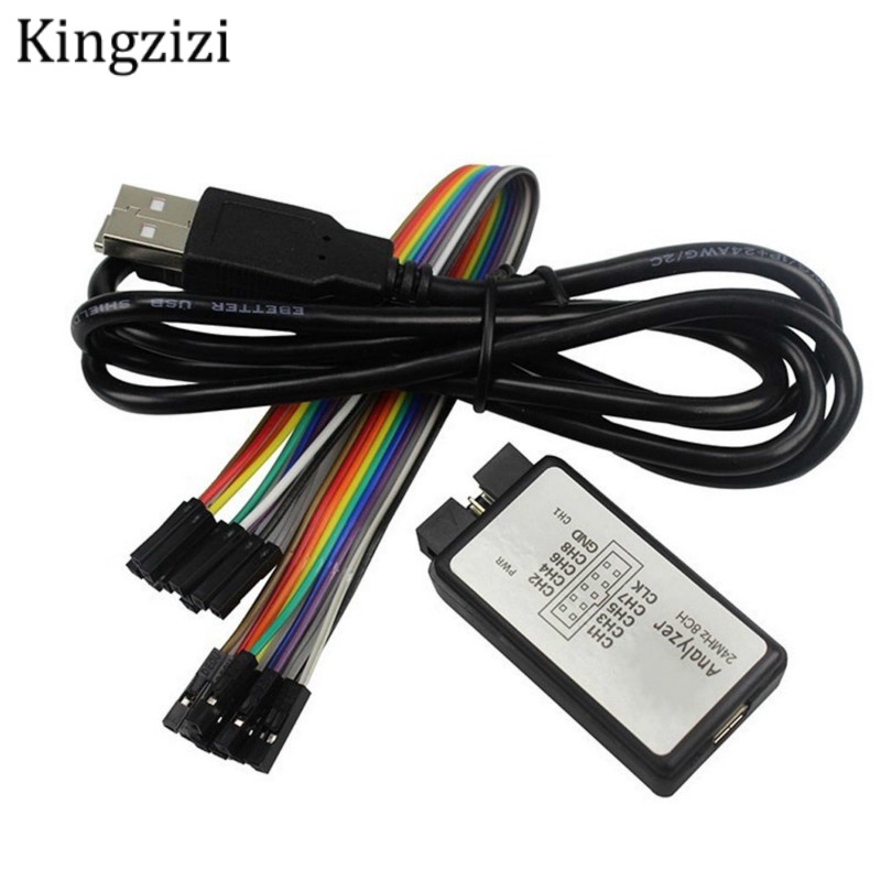Máy phân tích logic 24M 8CH hỗ trợ FPGA sử dụng USB gỡ lỗi chuyên nghiệp