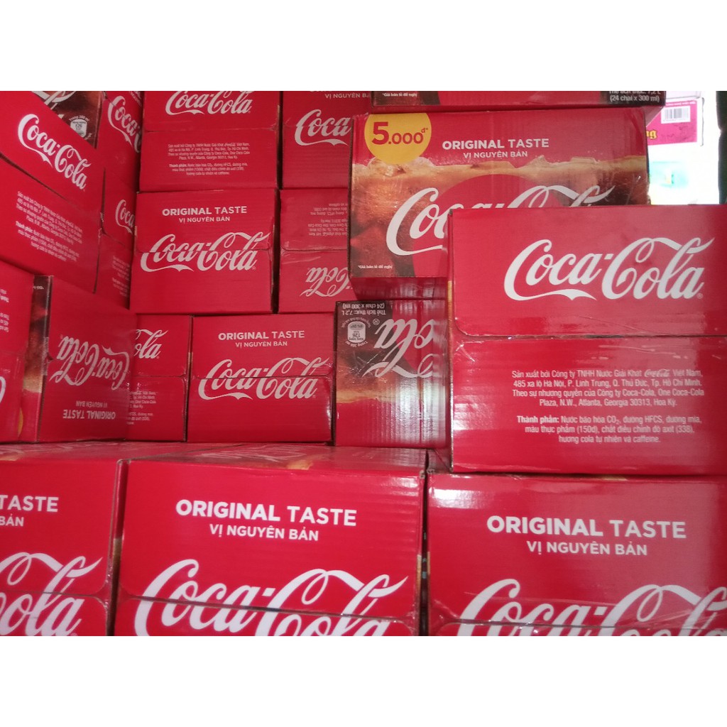Nước ngọt Cocacola chai 300ml x 24