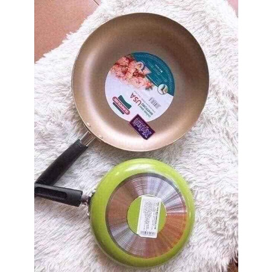 SÉT 2 chảo Sun  house size 18 và size 24 chống dính 3 lớp tiện dụng trong gia đình - Hàng loại 1