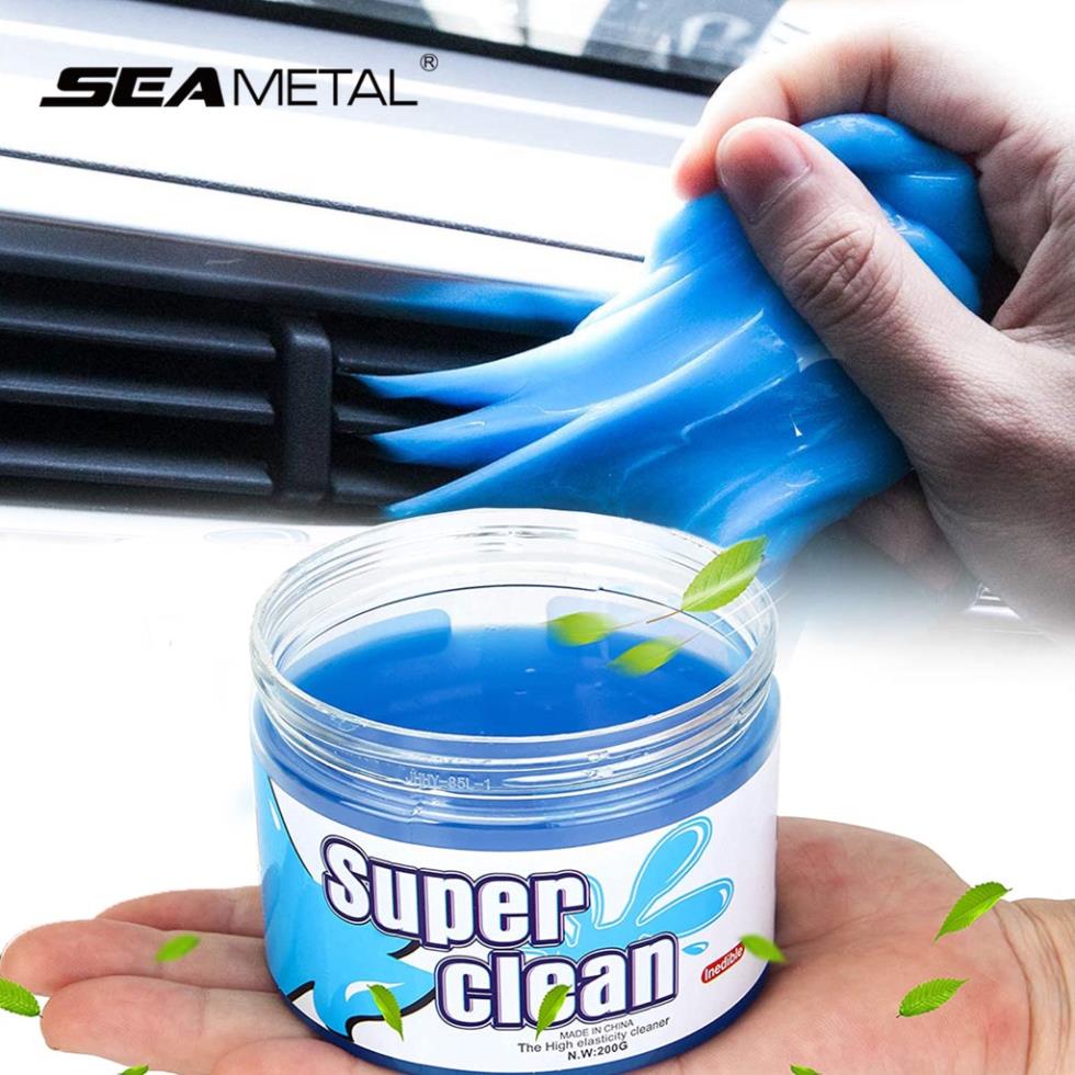Gel hít bụi bẩn vệ sinh xe và bàn phím có thể tái sử dụng được mùi oải hương không dính đa năng