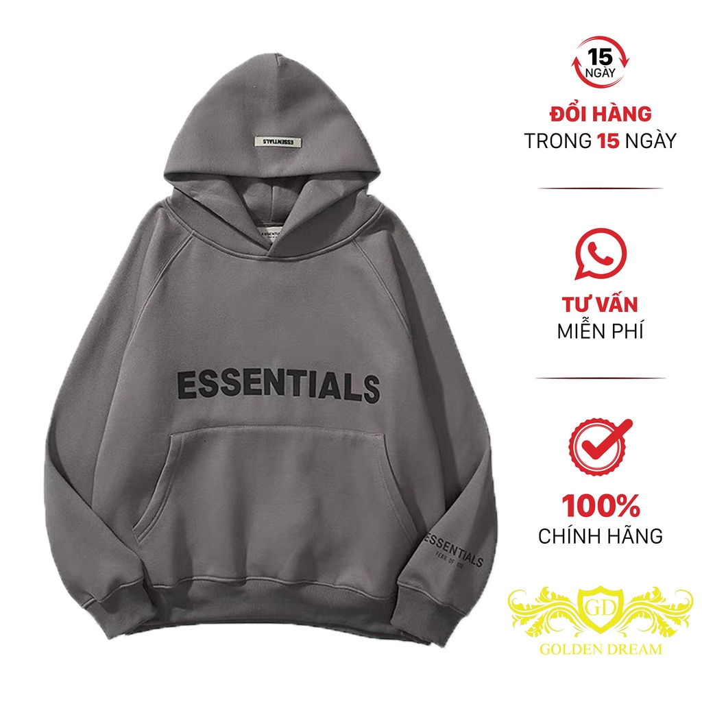 Áo Hoodie Nam GOLDEN DREAM Vải Nỉ IN Chữ Nổi Bật  U339