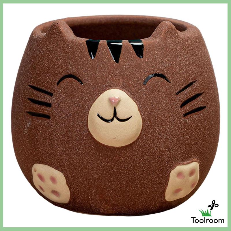 Chậu Trồng Cây Mọng Nước Có Lỗ Thoát Nước Dễ Thương Để Bàn Trang Trí Nhà Cửa