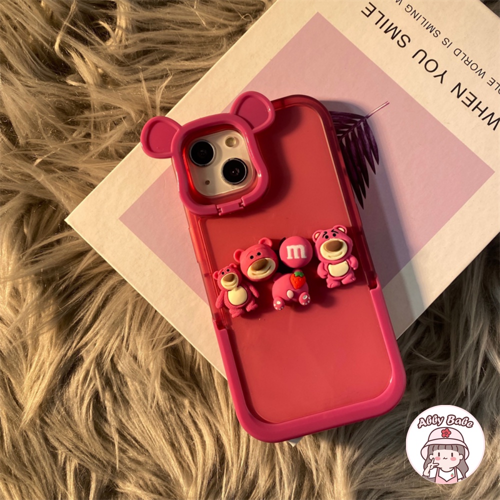 Ốp Điện Thoại TPU Mềm Mỏng Hình Tai Gấu 3D Chống Mồ Hôi Cho Iphone 14 Pro Max 11 7Plus 13 12 11 Pro Max X XS 12 XR