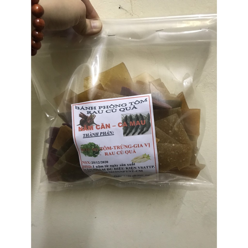 [Loại đặc biệt - Có chứng nhận ATVSTP] Bánh phồng tôm rau củ quả- Đặc sản Cà Mau | BigBuy360 - bigbuy360.vn