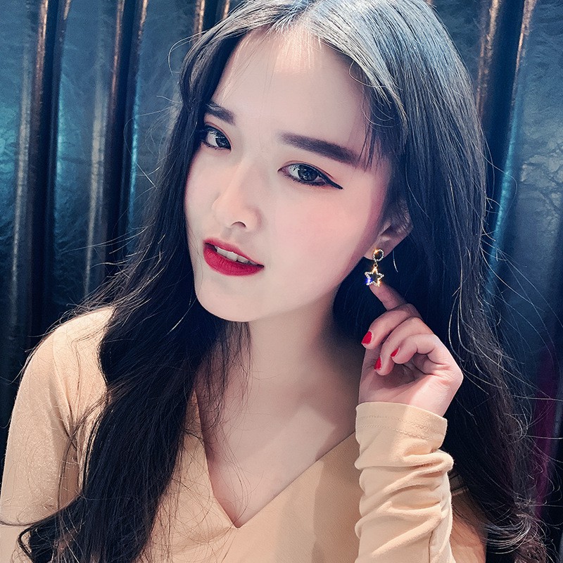 [ĐẸP-ĐỘC-LẠ] BÔNG TAI BẠC 925_HÀN QUỐC_NGÔI SAO_ M1310