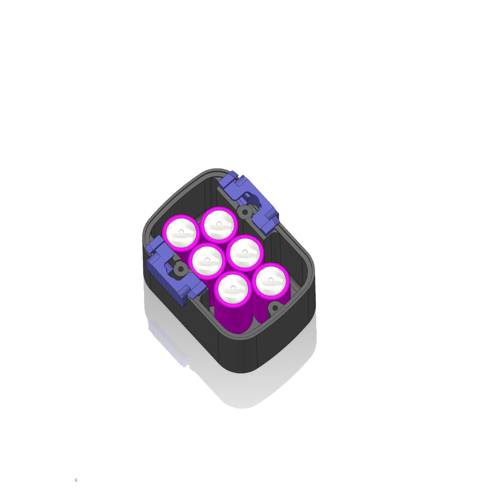 Vỏ pin National 9.6v  - 6 cell 18650