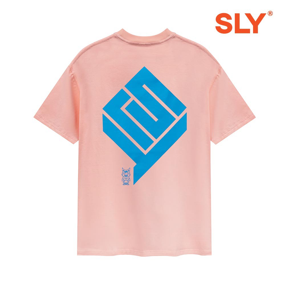 Áo Thun SLY Logo Cube màu Hồng