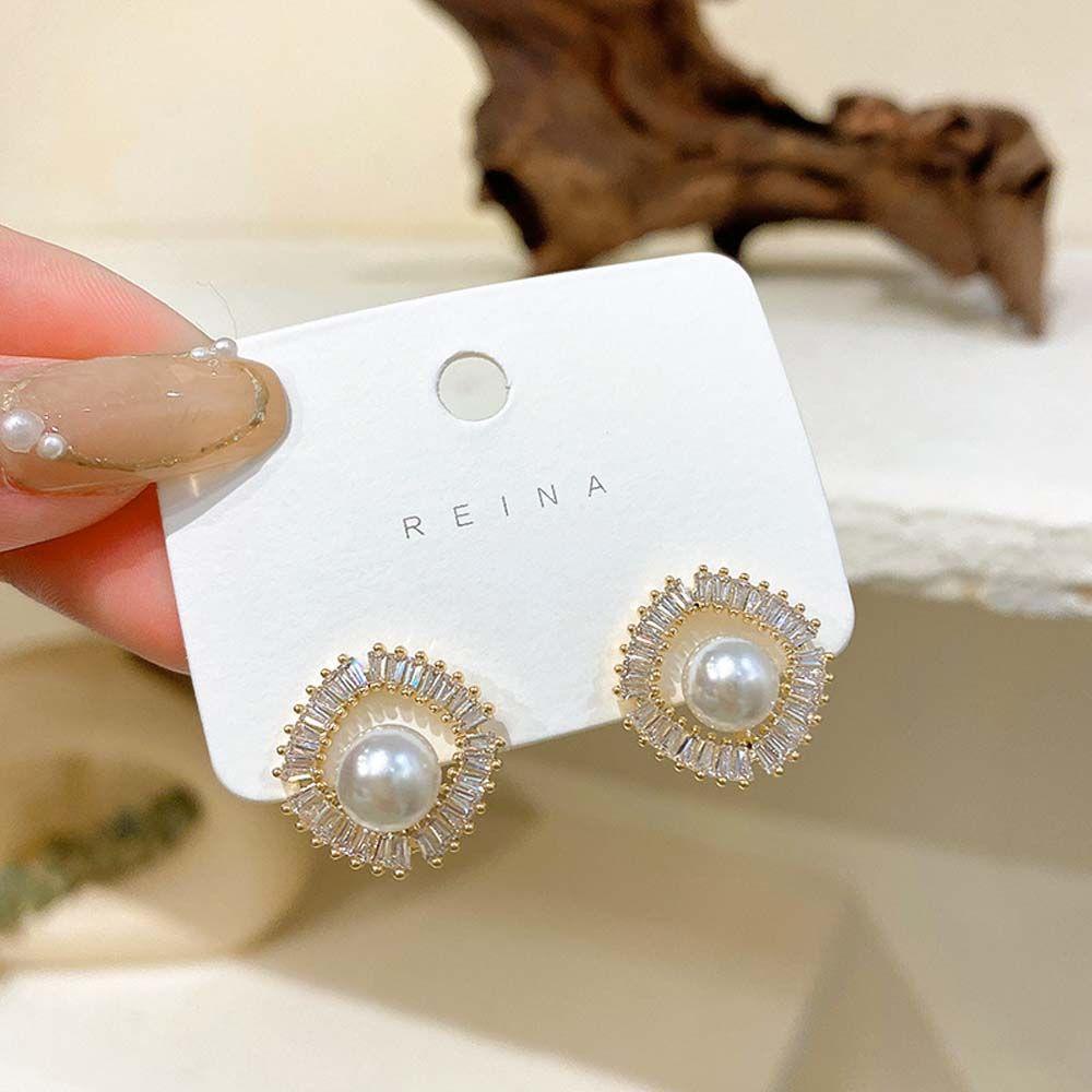 Bông Tai VANES1 Dáng Dài Hình Vuông Ngọt Ngào Cá Tính Cho Nữ