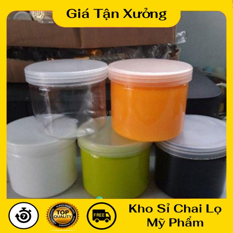 Hủ Đựng Kem ❤ TRÙM SỈ ❤ Hũ nhựa đựng kem body 500g chiết mỹ phẩm, phụ kiện du lịch