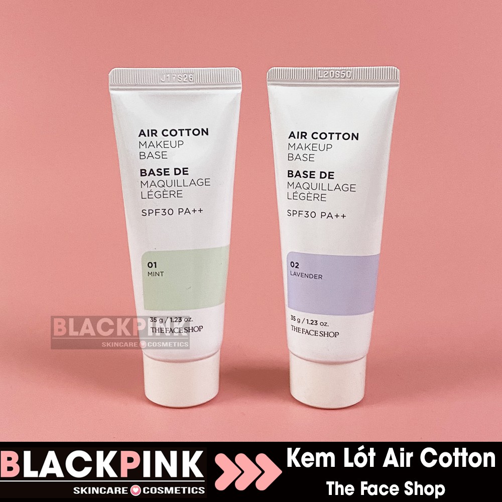 Kem Lót The Face Shop Air Cotton Make Up Base SPF30 PA++ Kiềm Dầu Và Hiệu Chỉnh Tông Da | BigBuy360 - bigbuy360.vn