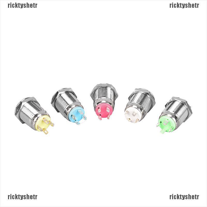 Công Tắc Tạm Thời Có Đèn Led 12mm 5v | BigBuy360 - bigbuy360.vn