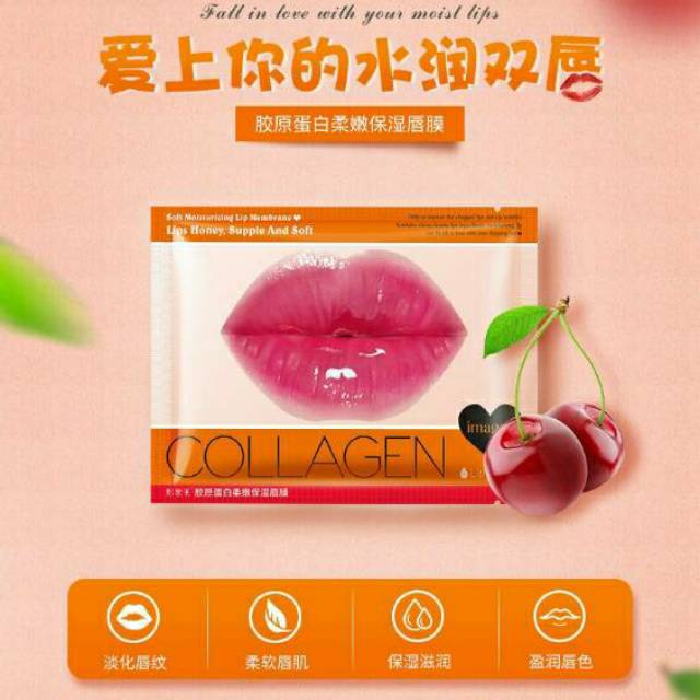 (hàng Mới Về) Mặt Nạ Môi Collagen Chiết Xuất Cherry Xxm8347 | BigBuy360 - bigbuy360.vn