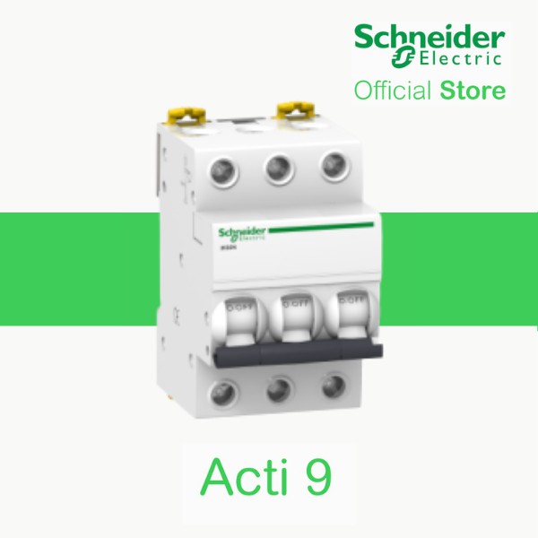 Cầu dao Aptomat tự động Acti9 MCB Schneider Electric 3P 380V- 6kA- Schneider Electric - A9K24306