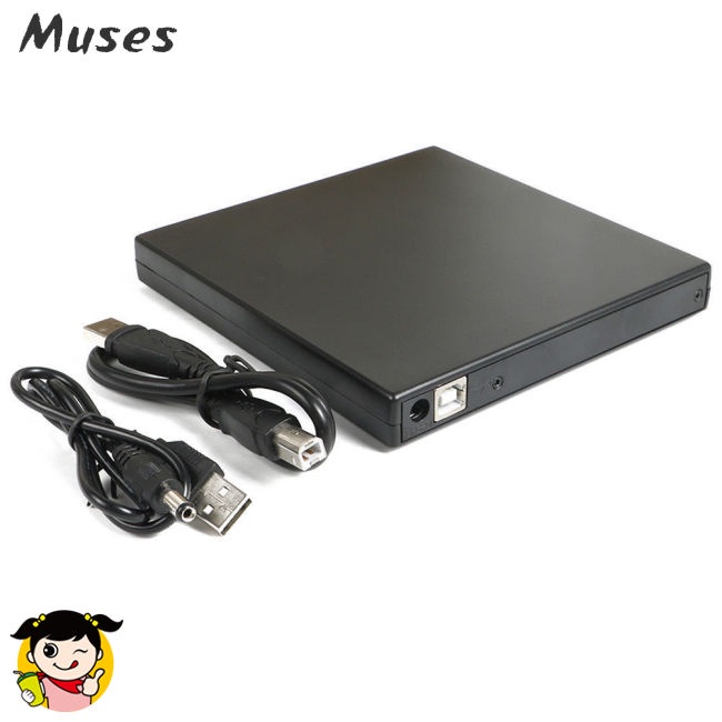 Đầu Đọc Đĩa Dvd Cd Rw Kết Nối Usb Cho Windows 98 / 8 / 10 Laptop Pc