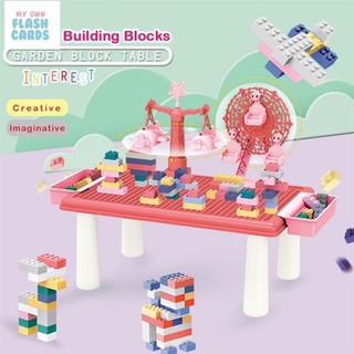 Bộ đồ chơi Lego ráp hình 69 có bàn chi tiết cho bé trai và bé gái
