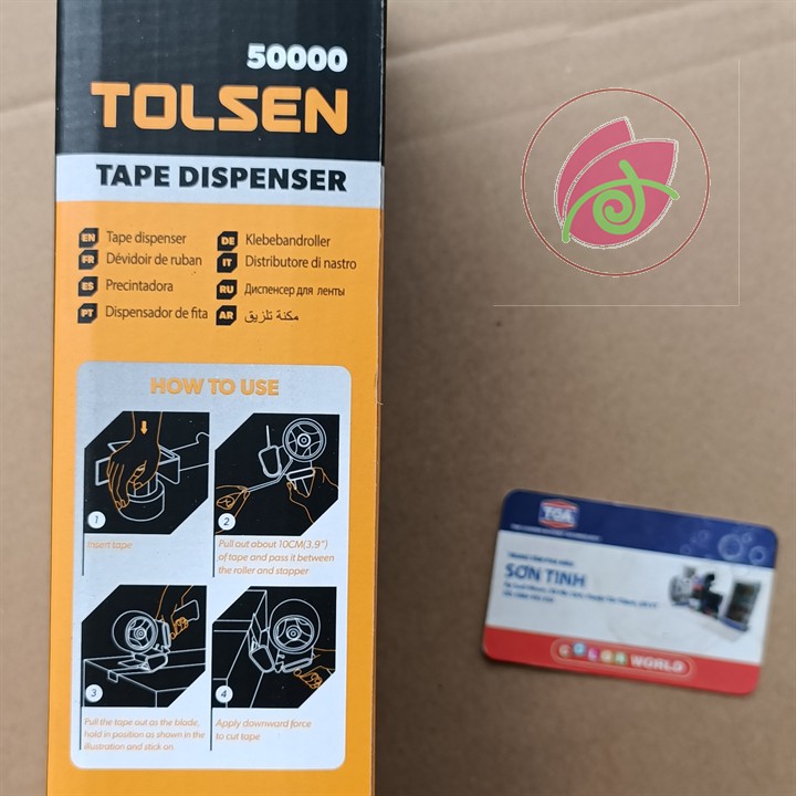 Bộ dán kéo băng dính Tolsen 50000