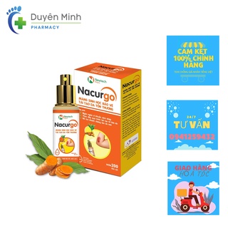Dung dịch xịt màng sinh học bảo vệ da nacurgo