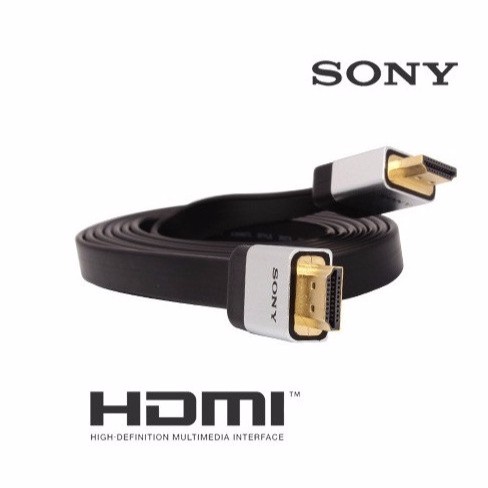 Dây HDMI Sony loại dẹt 3m - Cáp HDMI Sony loại dẹt 3m - Dây HDMI dẹt - Cáp HDMI dẹt